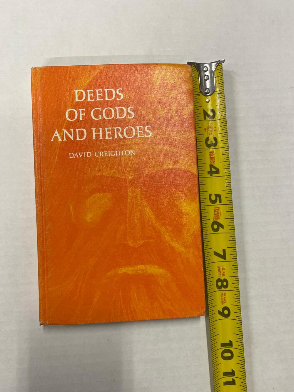 Deeds Of Gods And Heroes David Creighton Mythology Hardcover Pre Owned